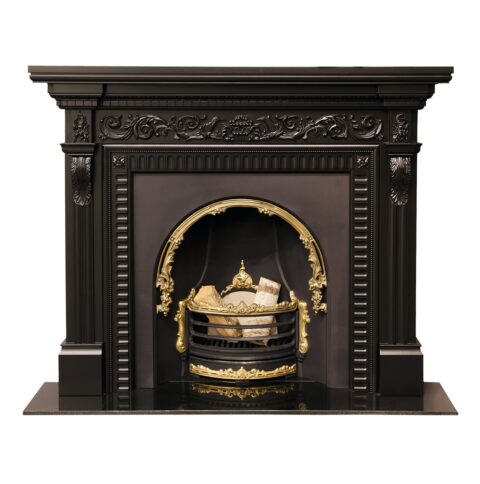 Black Fireplace